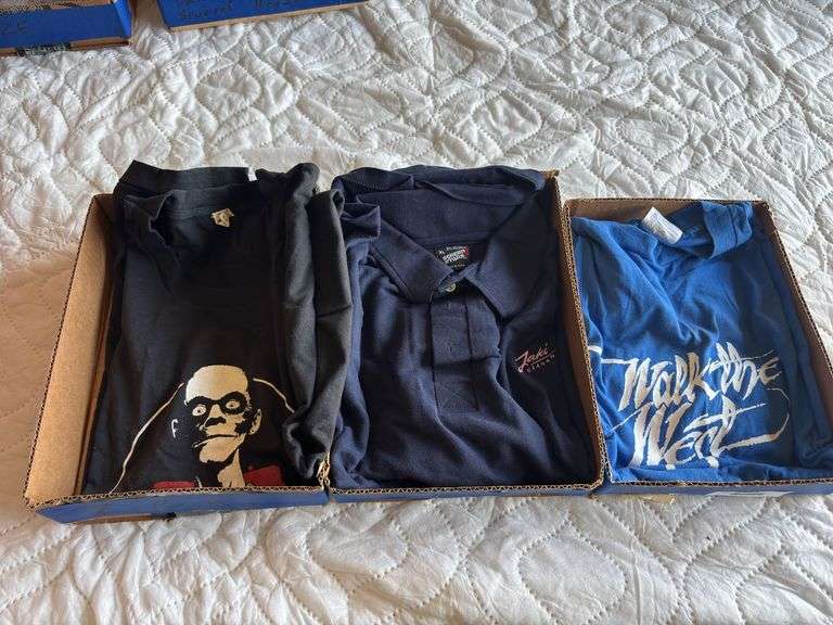 Three vintage T-shirts Z rock, Jacki Graham, and walk the West image