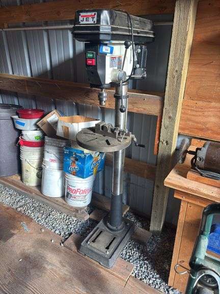 Jet woodworking drill press image