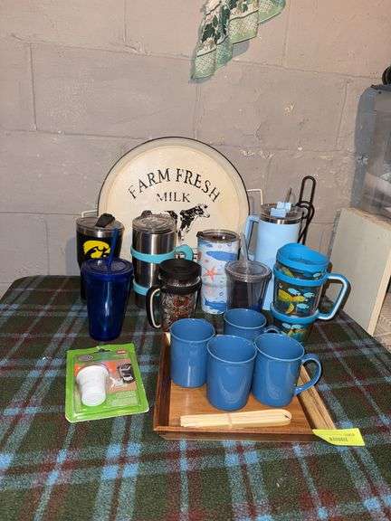 Drinking apparatus of all types, sushi tray, paper towel holder, handled serving tray and Keurig cup cleaner