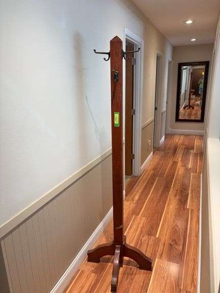 Approx 6’ tall hall tree image
