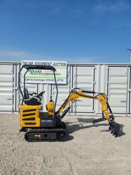 Mini Excavator	CFG	2025	MX12RX	EPA	RATO ,13.5HP,8.6KW,with pilot system, Gasoline  Engine with EPA ,BKT, SN #J001135, SOLON image