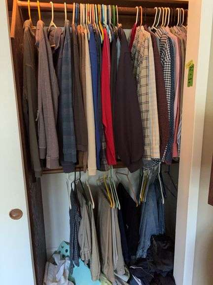 Men’s shirts size XL and 17.5x34, pants size 38 image
