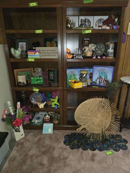 2 matching bookcases 12D x 30L x 72H NO CONTENTS image