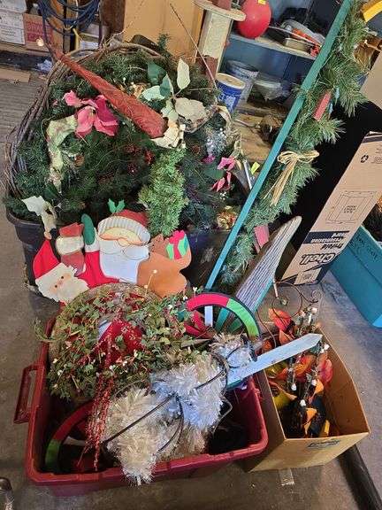 Large assortment of Christmas decor image