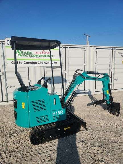 Mini Excavator	CFG	2025		H15R	EPA	420cc Gas Engine, 8.6KW, 15IN Bucket, 4FT Long Tracks, 6IN Wide Tracks, 38.5IN Wide Base, Hydraulic Boom & Bucket Controls ,with pilot system, SN #0711W0012, SOLON image