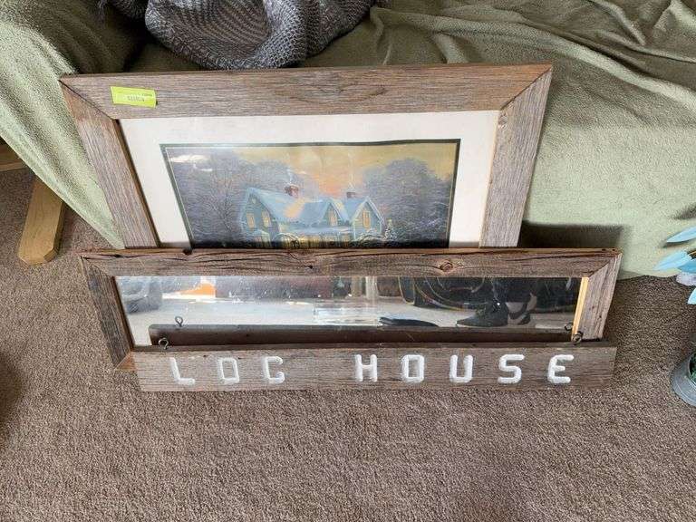 Barn board style wall art