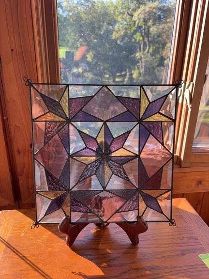 Stained glass 13x13 image