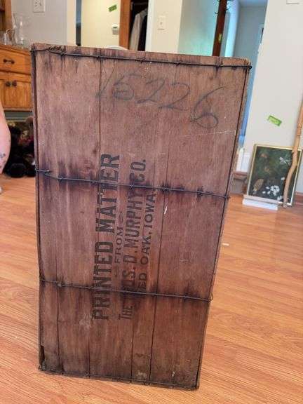 13x25x16 Printed Matter from the Thos. D. Murphy Co Red Oak, Iowa image