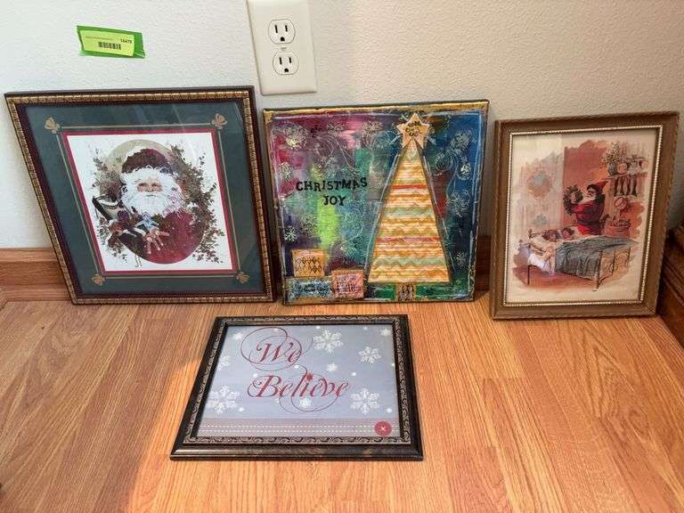 Four Christmas prints image