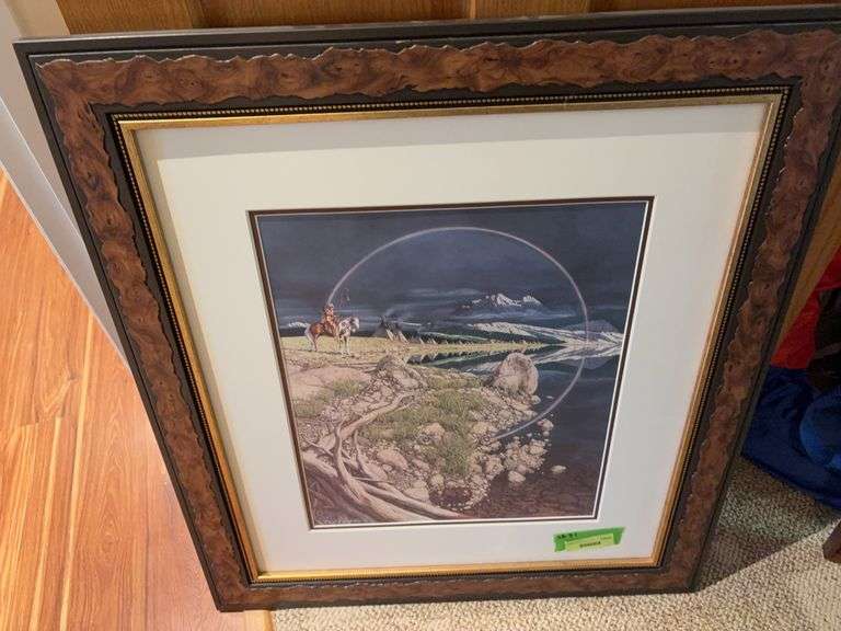 Bev Doolittle “The Sentinel” S/N 27579/35000 28x31 image