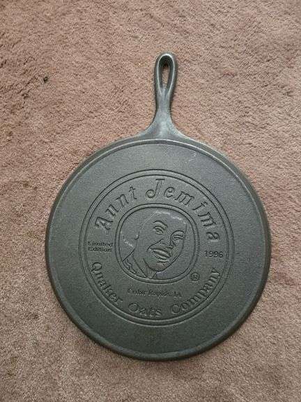Lodge cast iron Aunt Jemima skillet image