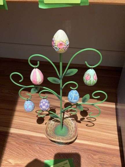 Jim Shore “Spring Tree” with five eggs image