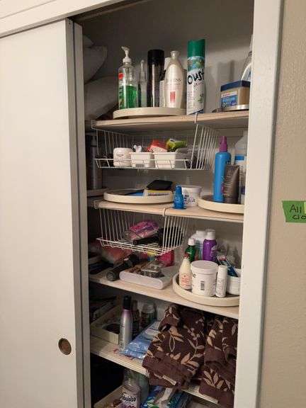 All in bath closet Too much to mention, but bring a lot of boxes!! image