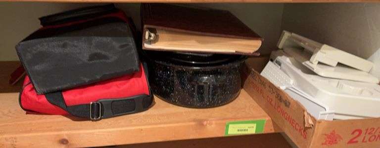 Insulated bags, granite ware roasters, Krups meat slicer image