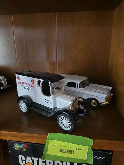 2 Aunt Jemima die cast car banks image