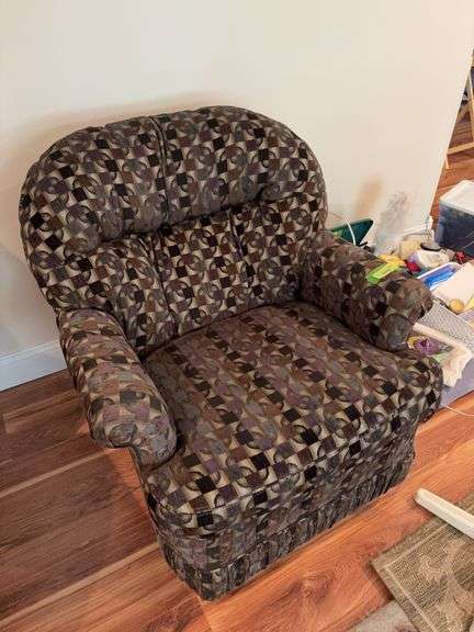 Best Chairs swivel padded arm rocker image