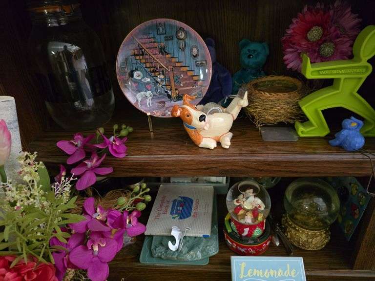 TY bears, James the bookend, snowglobes, cracker jar etc.. image