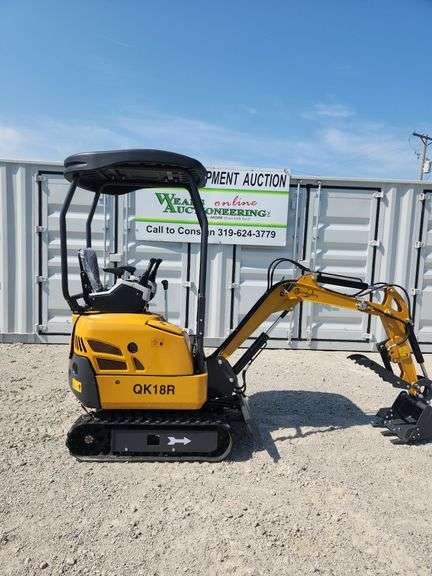 Mini Excavator	CFG	2025	QK18R	EPA	RATO ,13.5HP,8.6KW,with pilot system, Gasoline  Engine with EPA ,BKT,SN #07110520, SOLON image