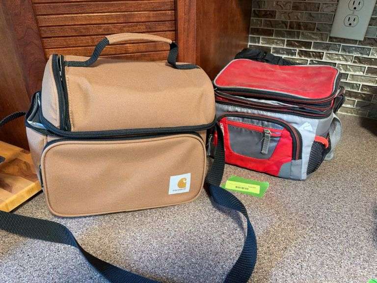 Carhartt insulated lunch box and two other lunch coolers image
