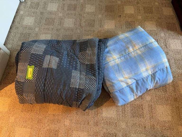Two comforters, probably queen image