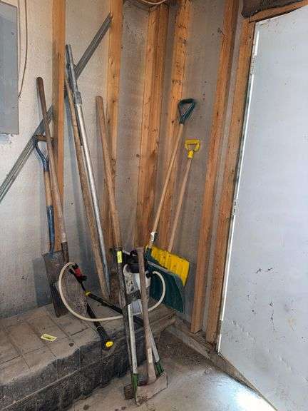Shovels, sprayer and more image