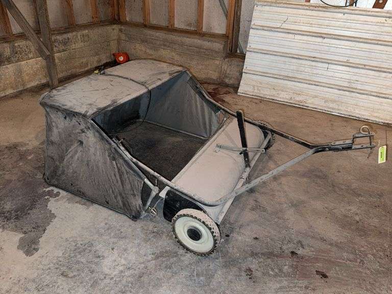 36" pull behind lawn sweeper image