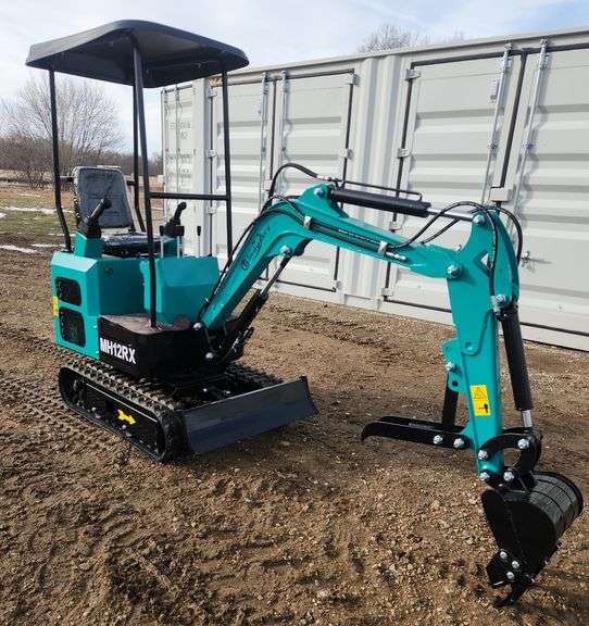 Mini Excavator	CFG	MH12RX	RATO ,13.5HP,8.6KW,with pilot system, Fixed Thumb,  Gasoline  Engine with EPA ,BKT. SN MH12RX20251006K03 image