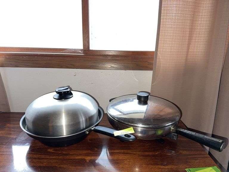 Farberware electric skillet and stovetop skillet w/ lid image