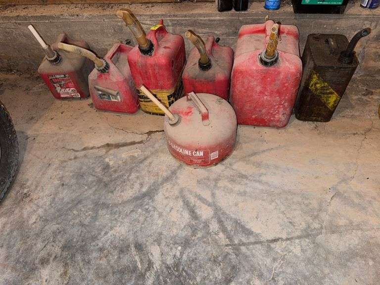 Variety of gas cans image