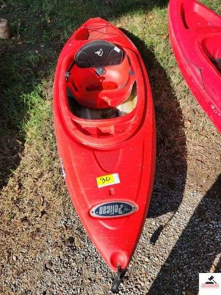 PELICAN CLIPPER 8FT RED KAYAK