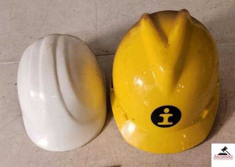 YELLOW HARD HAT AND WHITE HARD HAT (SHOP) image