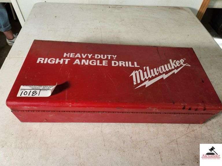MILWAUKEE RIGHT ANGLE DRILL CARRYING CASE NO DRILL(SHOP) image