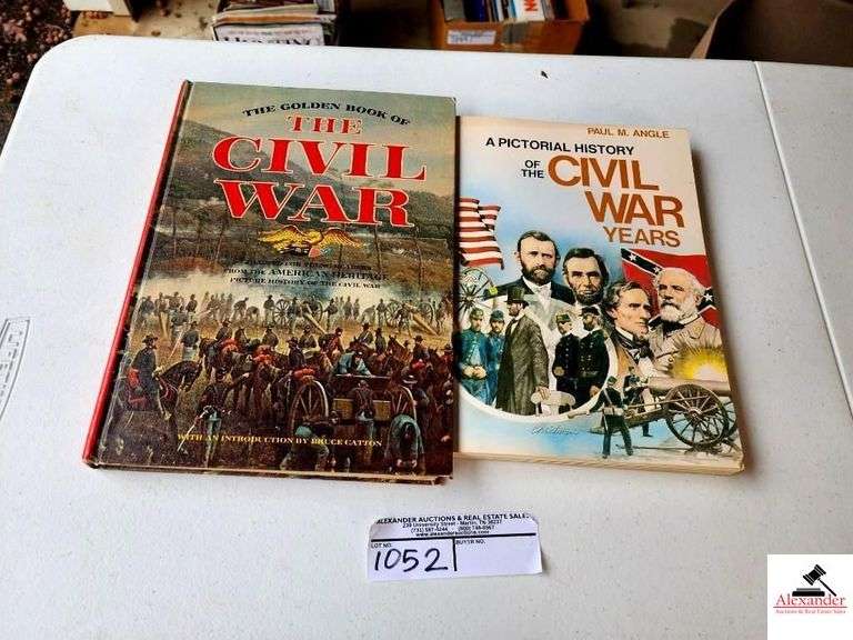LARGE CIVIL WAR BOOK AND PICTORIAL HISTORY OF THE CIVIL WAR BOOK (GARAGE) image