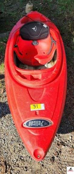 PELICAN 8FT RED KAYAK