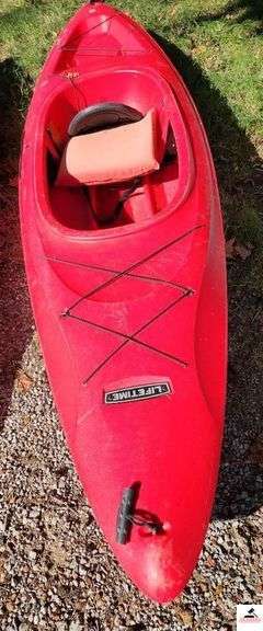 LIFETIME 10FT RED KAYAK
