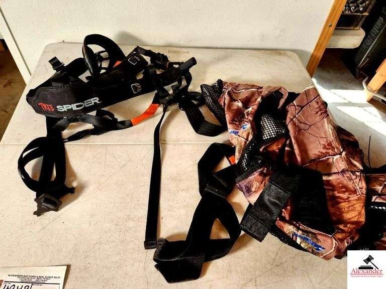 TREE SPIDER HARNESS MENS SIZE XL- CAMO JACKET HARNESS-CLIMBING VEST HARNESS(TRAILER) image