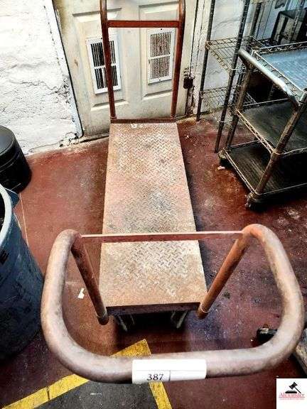 ROLLING METAL CART-USABLE- 48" X 18" image