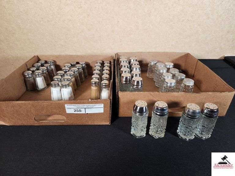 (60)+/- SALT & PEPPER SHAKERS - SOME SHOW SOME WEAR (UPSTAIRS) image