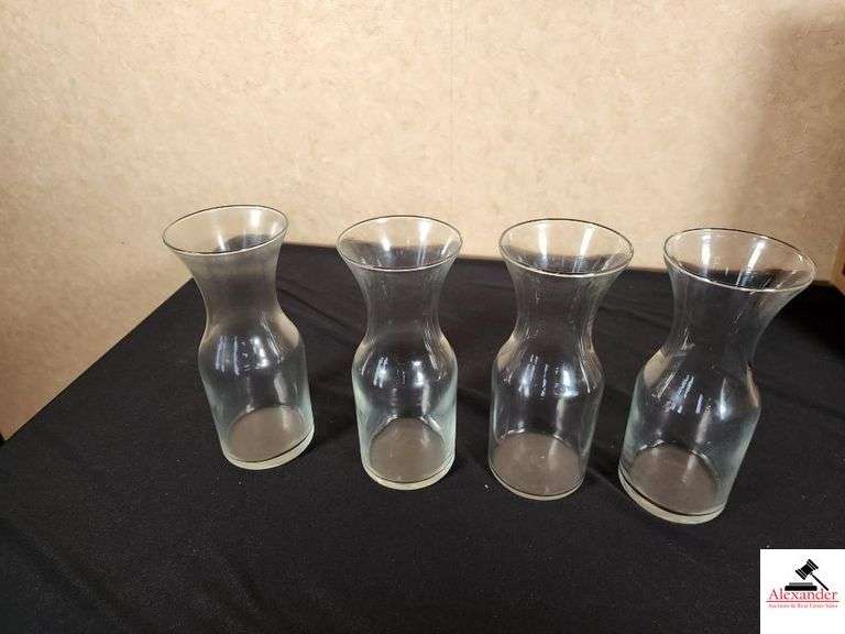 LIBBY WINE DECANTERS CARAFES - 1/2 LITER - 3 DOZ. image