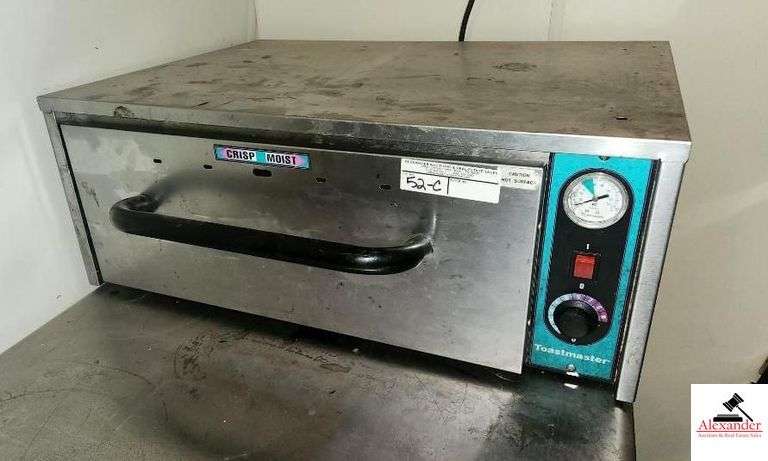 STAINLESS TOASTMASTER SINGLE DRAWER WARMER UPSTAIRS image