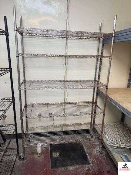 METAL STORAGE RACK-5 SHELF image