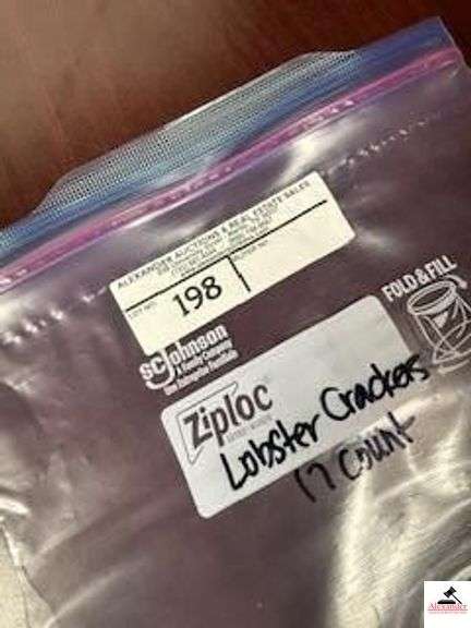 (23) LOBSTER SHELL CRACKERS - MALCO #33 NEW COCKTAIL FORKS - SHELL PATTERN image