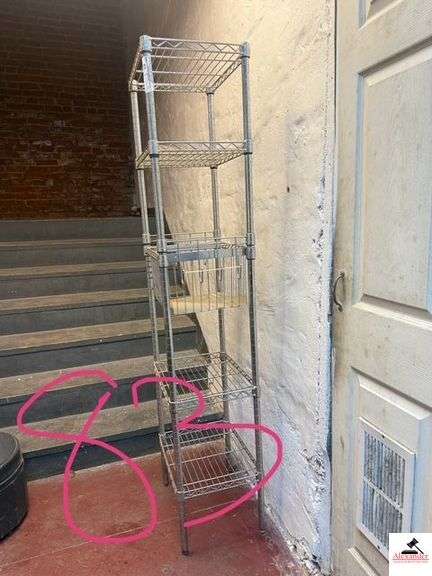 METAL STORAGE SHELF-5 SHELF 48"X18"X  " (KITCHEN) image