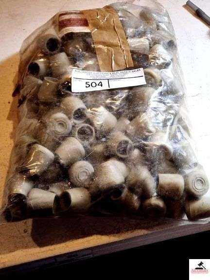 BAG OF FOLDING CHAIR FEET (200 CT.) BAG BEEN OPENED CT. NOT GURANATEED image