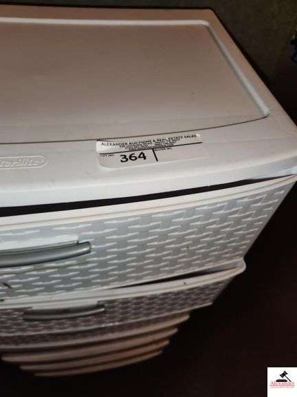 STERLITE PLASTIC 3 DRAWER STORAGE CONTAINER- PLASTIC 3 DRAWER STORAGE CONTAINER- PLASTIC SINGLE DRAWER STORAGE CONTAINER-(PREP ROOM) image