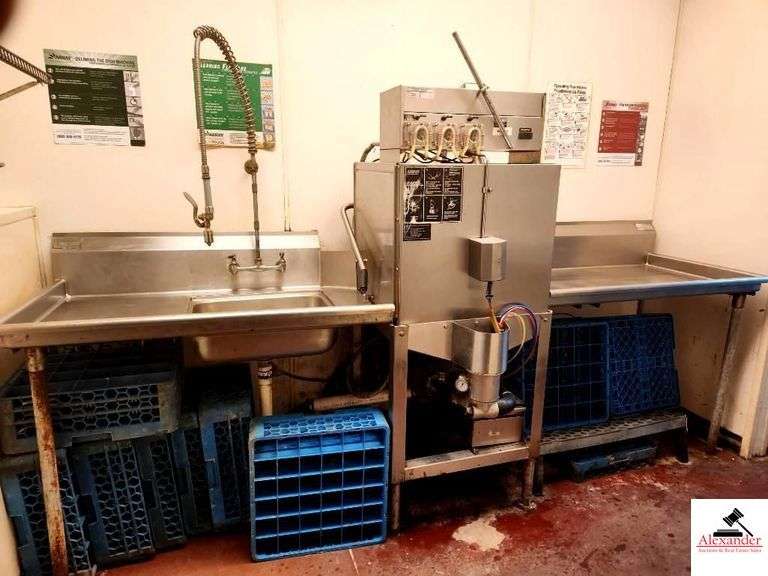 CMA DISHMACHINES STAINLESS COMMERCIAL DISHWASHER MODEL NO. AH-2-SN 182397-120V- 16 AMP- SINGLE PHASE(KITCHEN) image