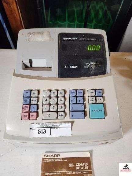 SHARPE CALCULATOR WITH BOOK - LIGHTS UP AND OPENS  -HAVE KEY (GAP) image