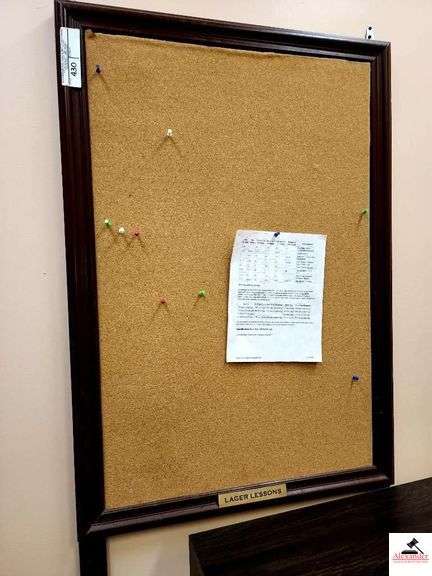 LAGER LESSONS FRAMED CORKBOARD(OFFICE) image