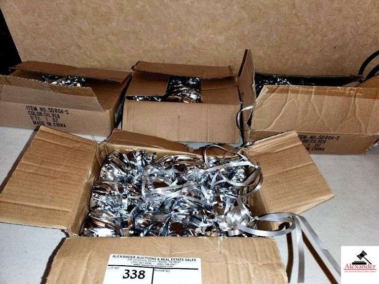 (44) SILVER WRAPPED BALLON WEIGHS ( NEW IN BOX) image