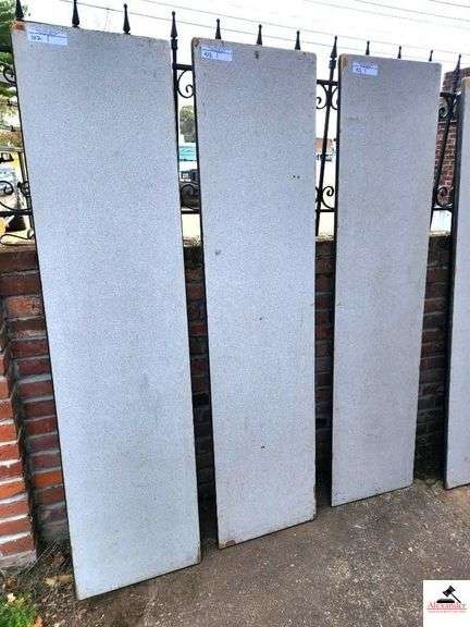 (5) FORMICA TOP TABLES - 18" X  6 FT. - SHOWS SOME WEAR - FEW STAINS, SCRATCHES image